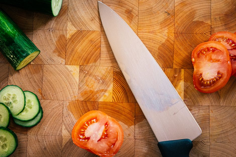 Prije popravka — Japanski nož gyuto — oštrenje i popravak vrha